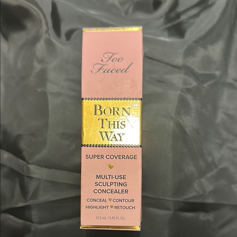 Too Faced Pink and Gold Concealer for Flawless Coverage- Cream Puff